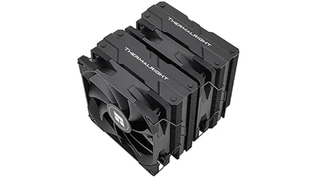 black cpu air cooler