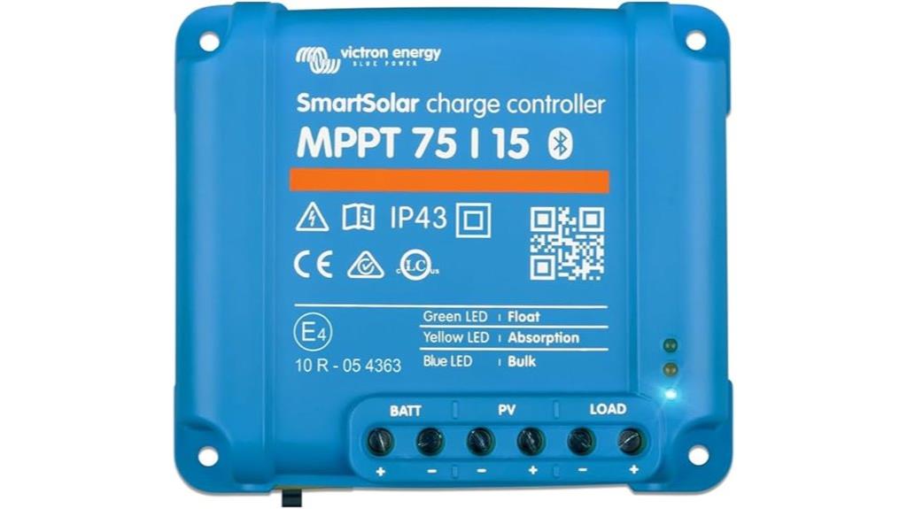 bluetooth enabled solar charge controller