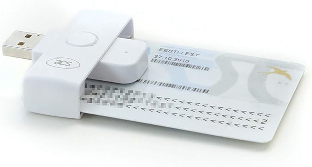 compact usb smart card reader