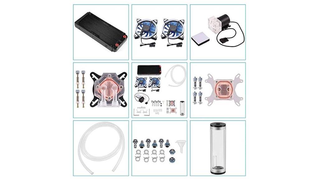 custom 240mm water cooler