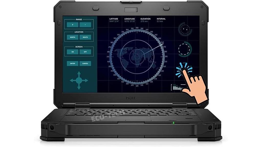 dell rugged touchscreen laptop