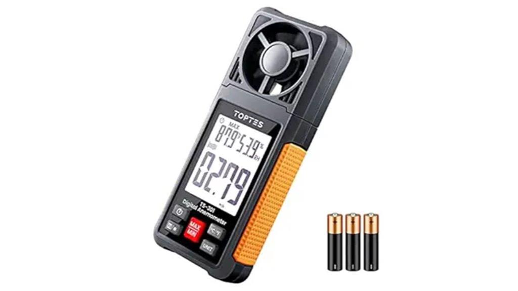 digital anemometer with lcd