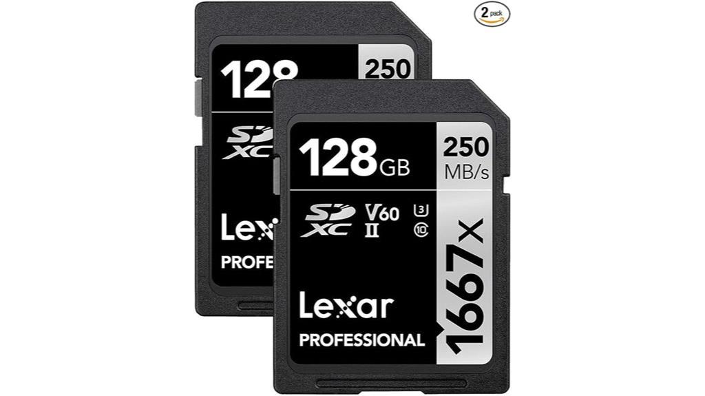 dual 128gb sd cards