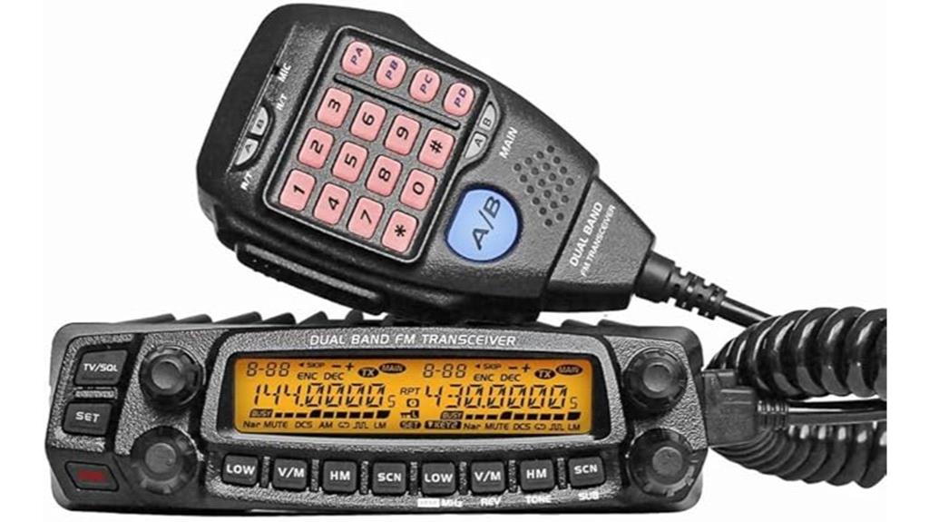 dual band mobile transceiver
