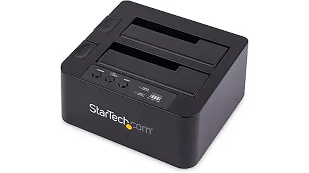 dual bay hard drive duplicator