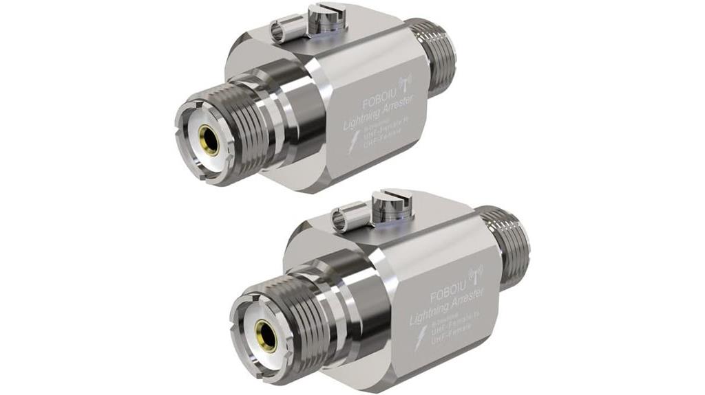 dual coaxial surge protectors