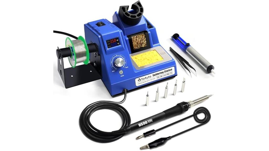 dual display soldering station