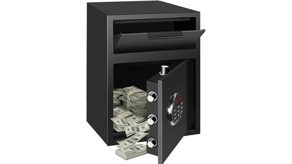 electronic keypad deposit safe