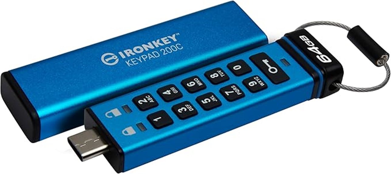 encrypted usb c flash drive