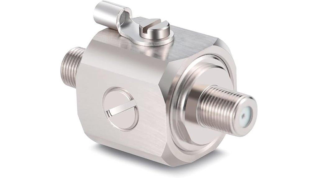 f female coax lightning arrestor