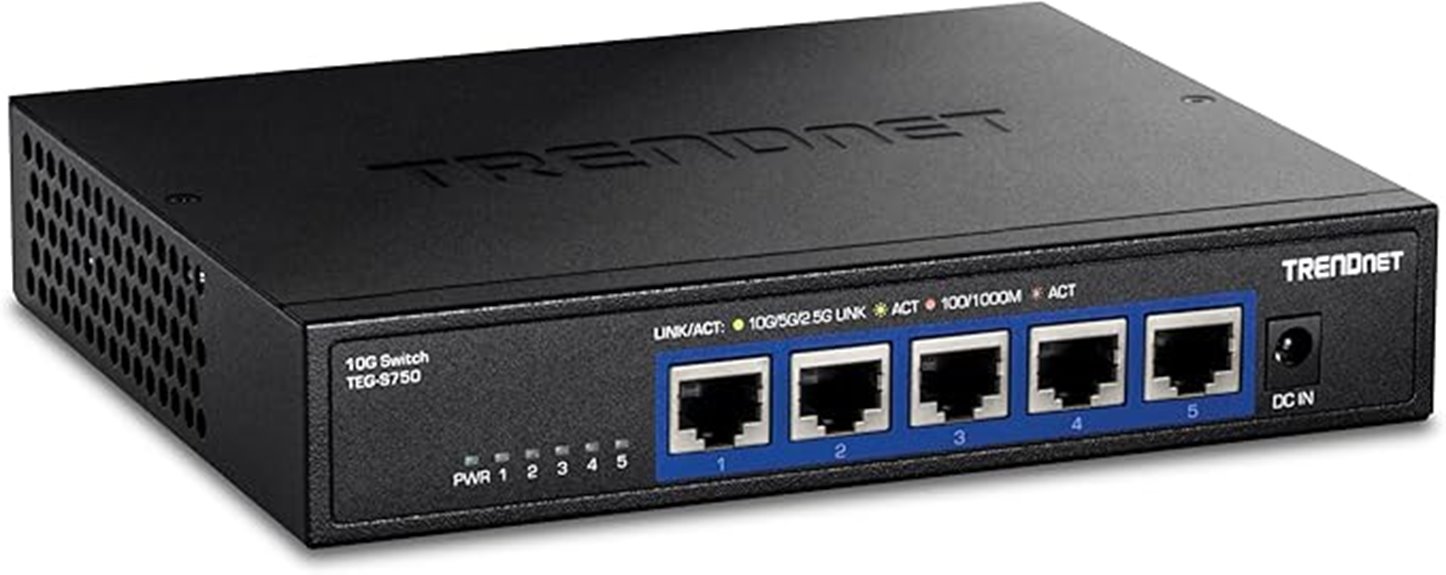 five port 10g switch