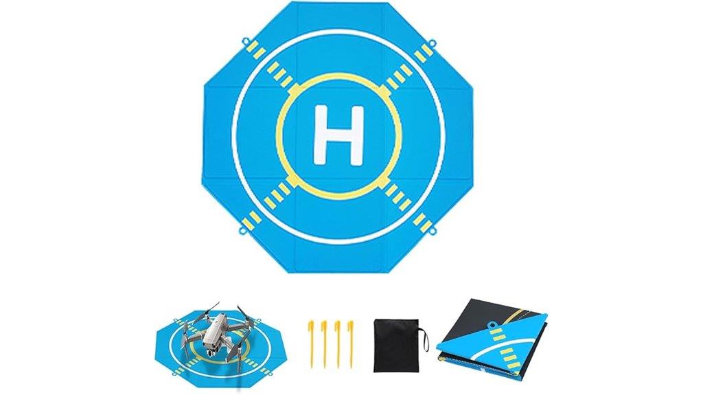 foldable waterproof drone landing pad