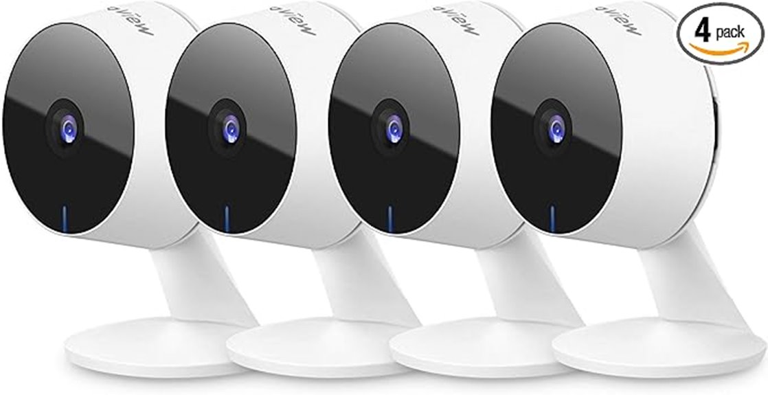 four cameras wi fi enabled