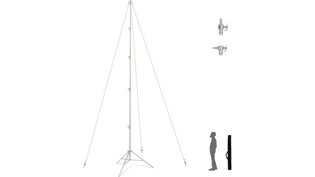 heavy duty 24ft stainless steel tripod