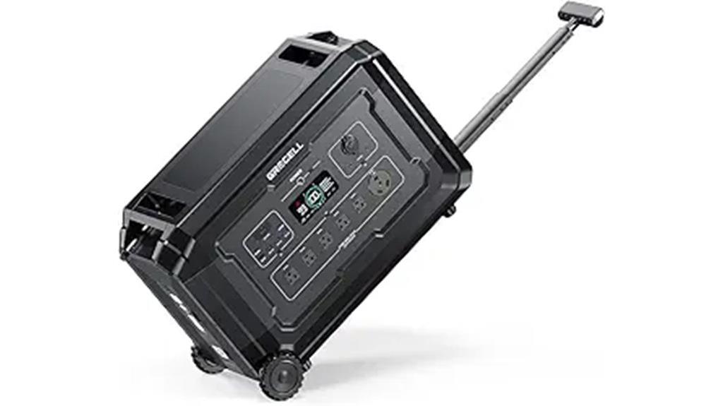 high capacity portable power station