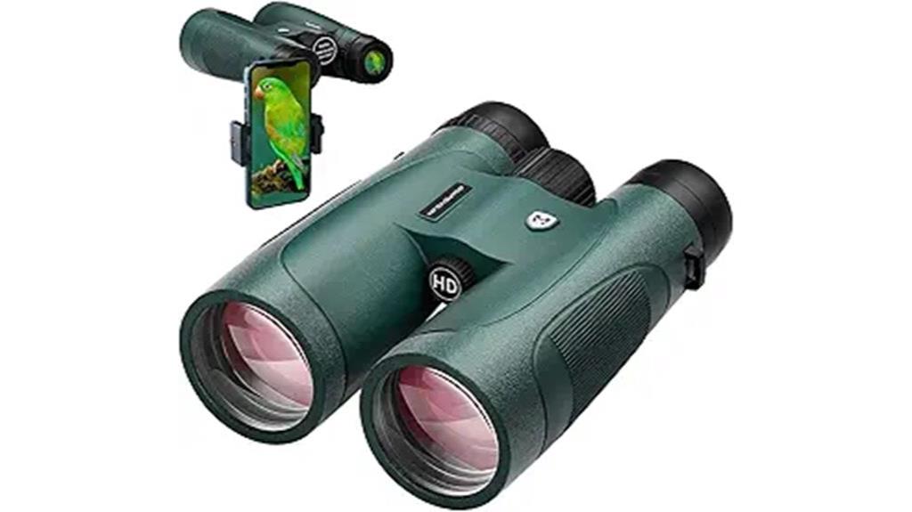 high definition binoculars with phone adapter