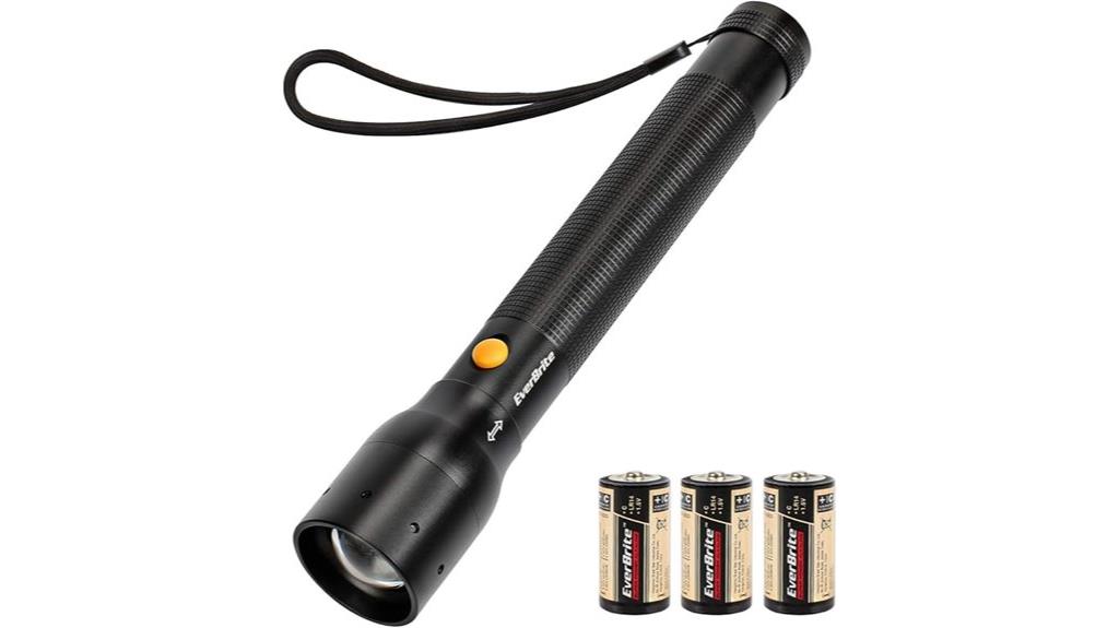 high lumen multi mode flashlight