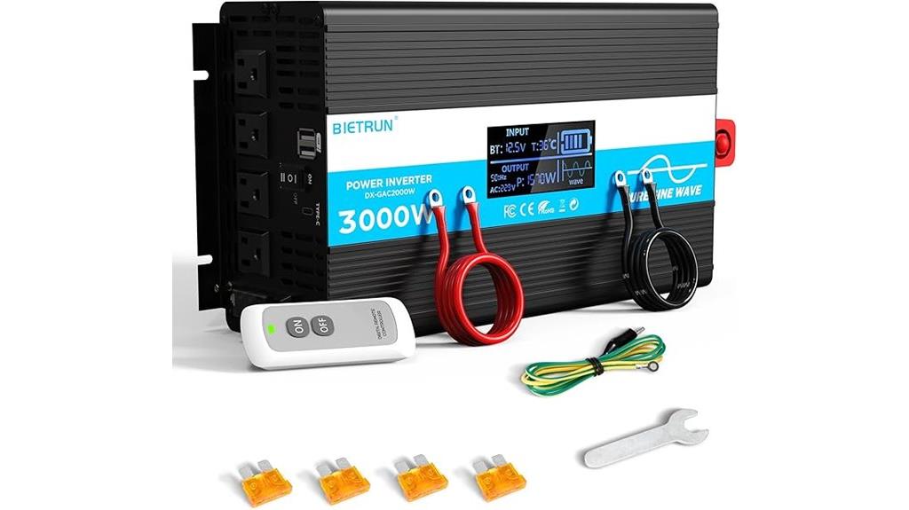 high power inverter features