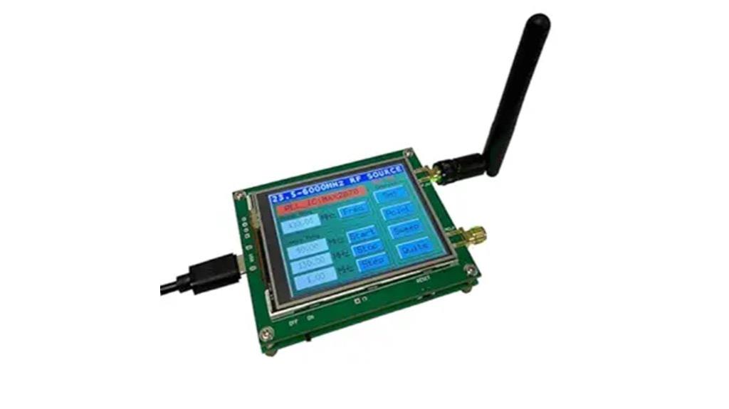 high range touch screen generator