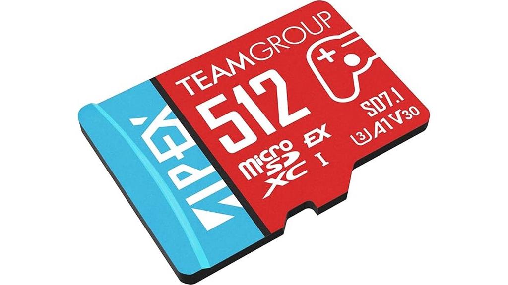 high speed 512gb micro sd