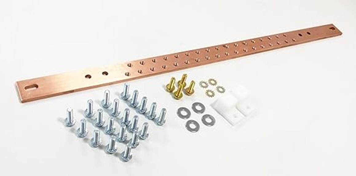 horizontal copper bus bar