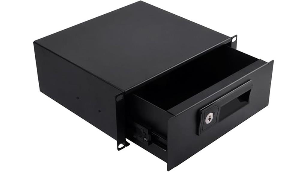 lockable server rack drawer