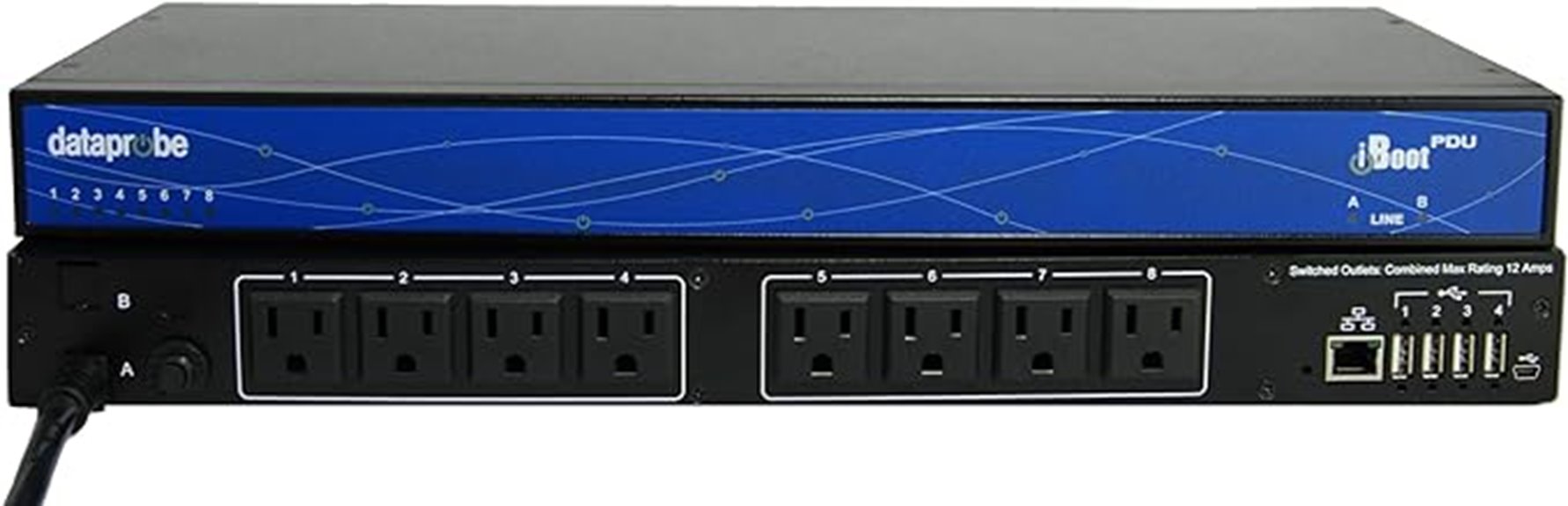 managed pdu with 8 outlets