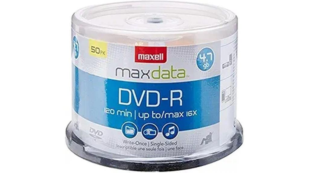 maxell dvd r 50 pack
