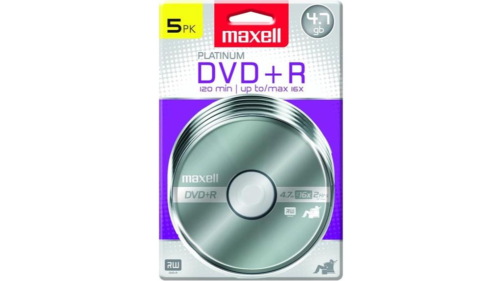 maxell platinum dvd r