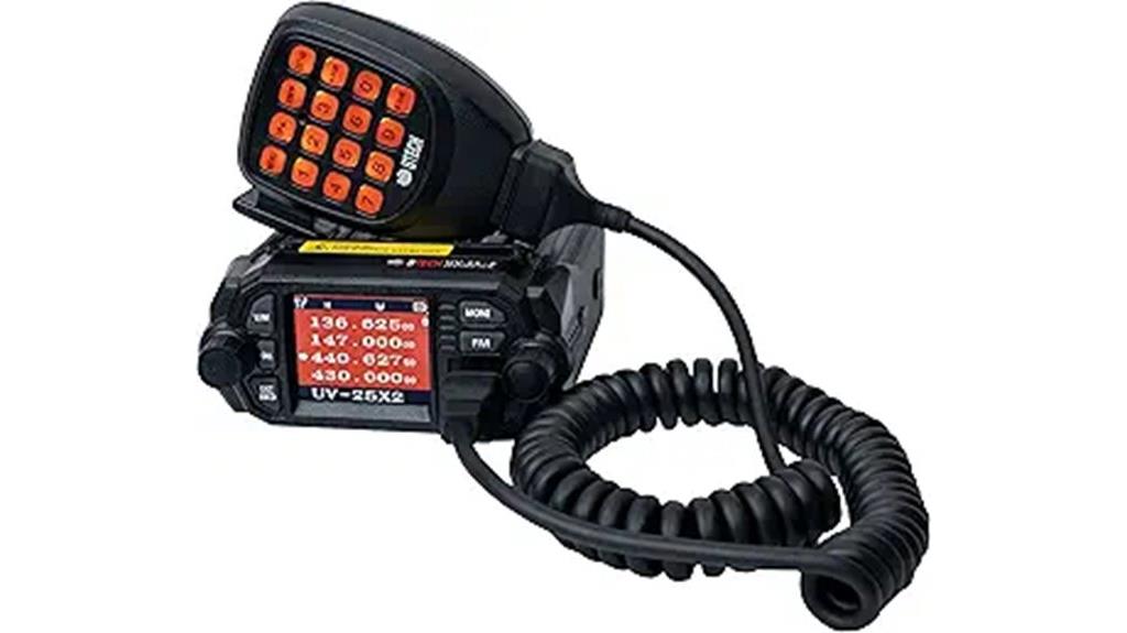 mini 25w dual band radio