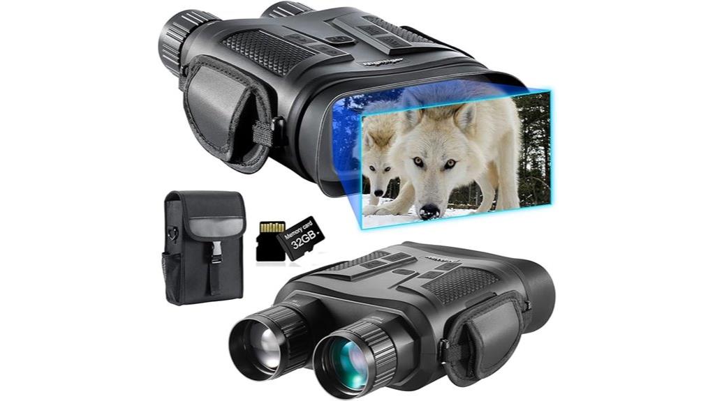 night vision binoculars ranging