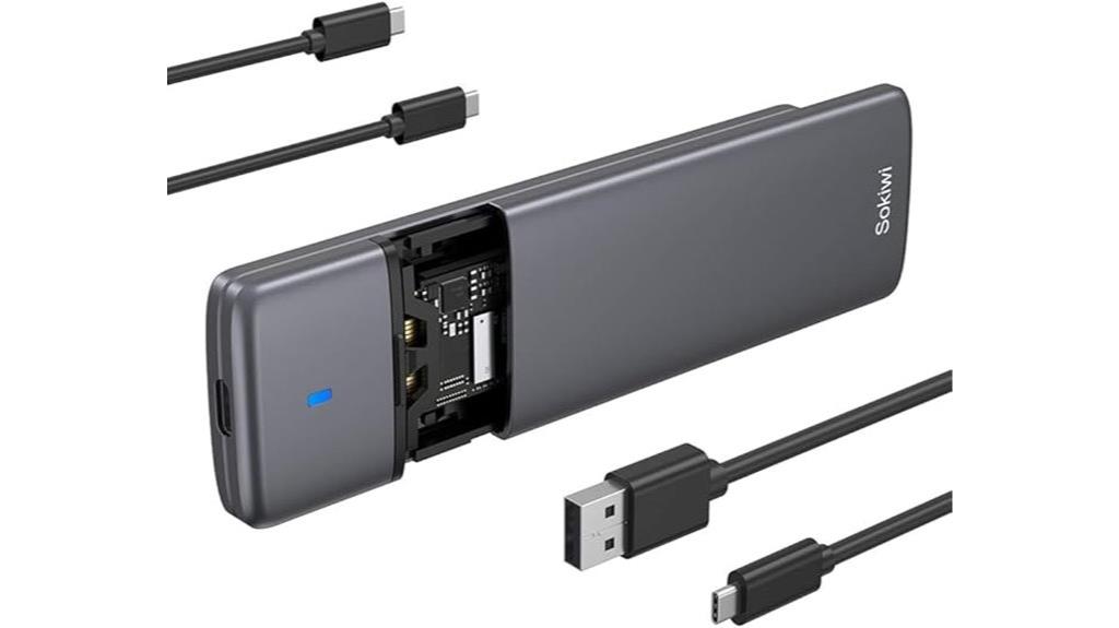 nvme sata ssd enclosure