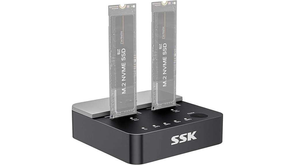 nvme ssd cloner dock