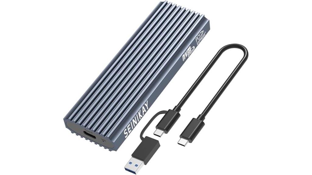 nvme ssd enclosure with heat