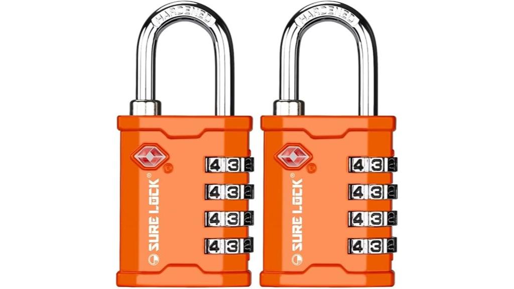 orange tsa combination lock