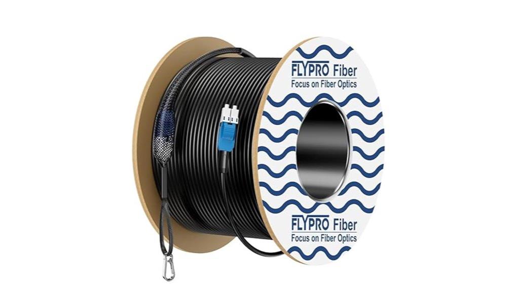 outdoor armored fiber cable