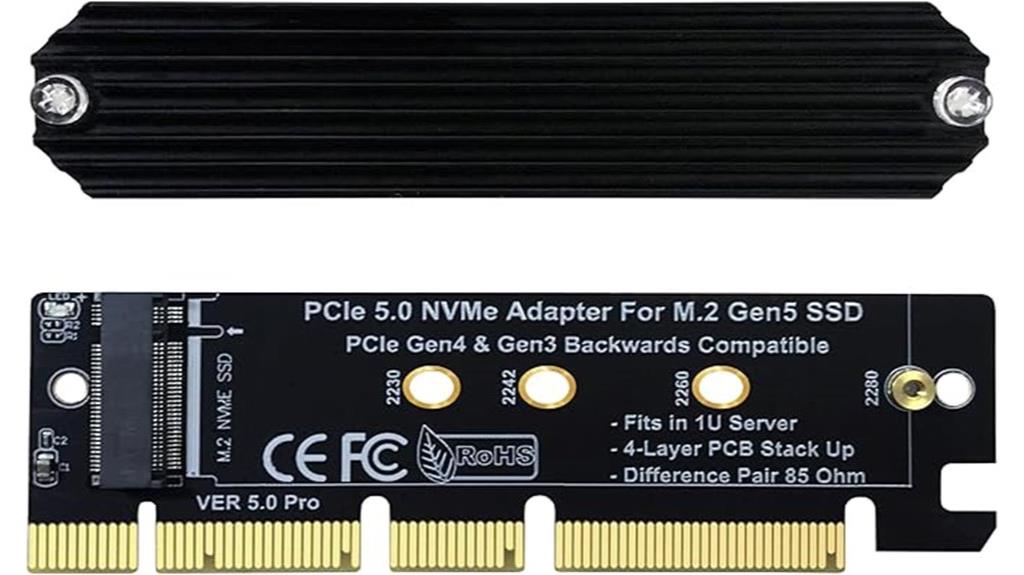 pcie 5 0 m 2 adapter