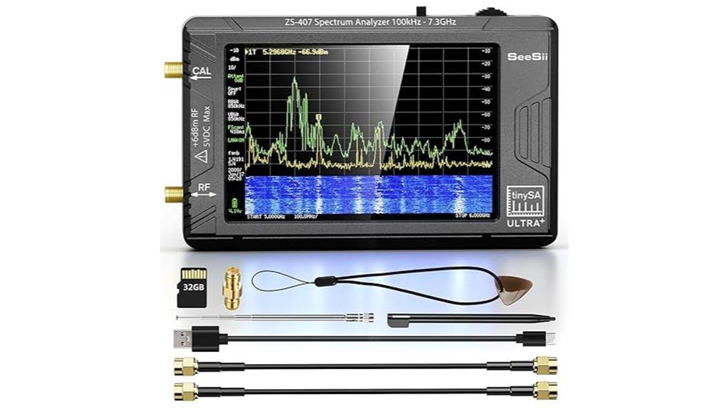 portable 7 3ghz rf analyzer