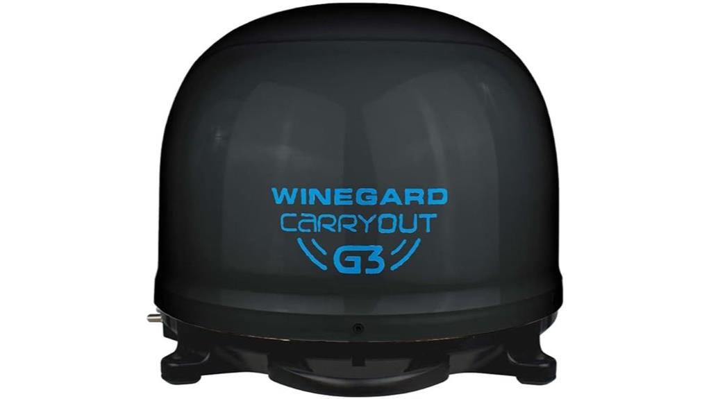 portable automatic satellite antenna