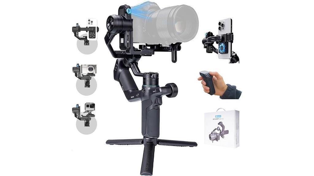 portable camera gimbal stabilizer