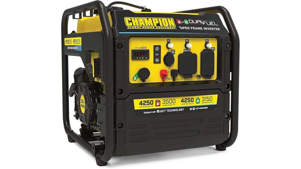 portable dual fuel inverter