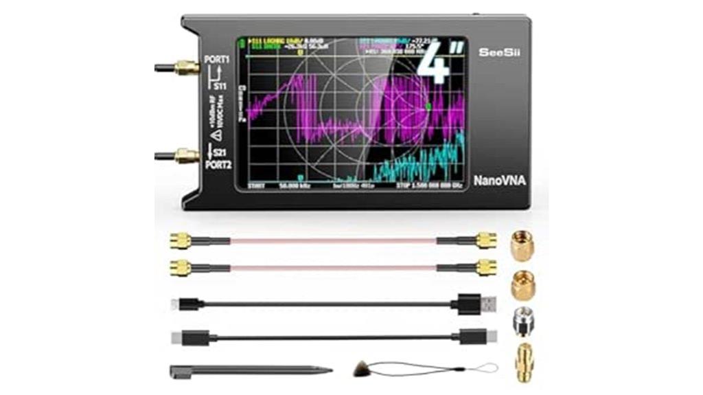portable nanovna h4 device