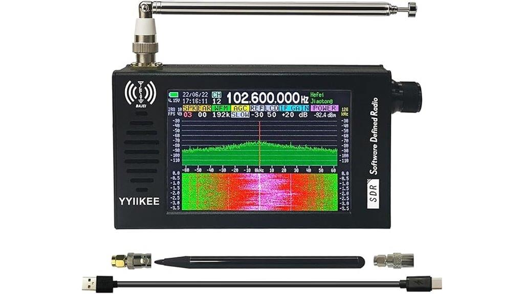 portable touchscreen sdr radio
