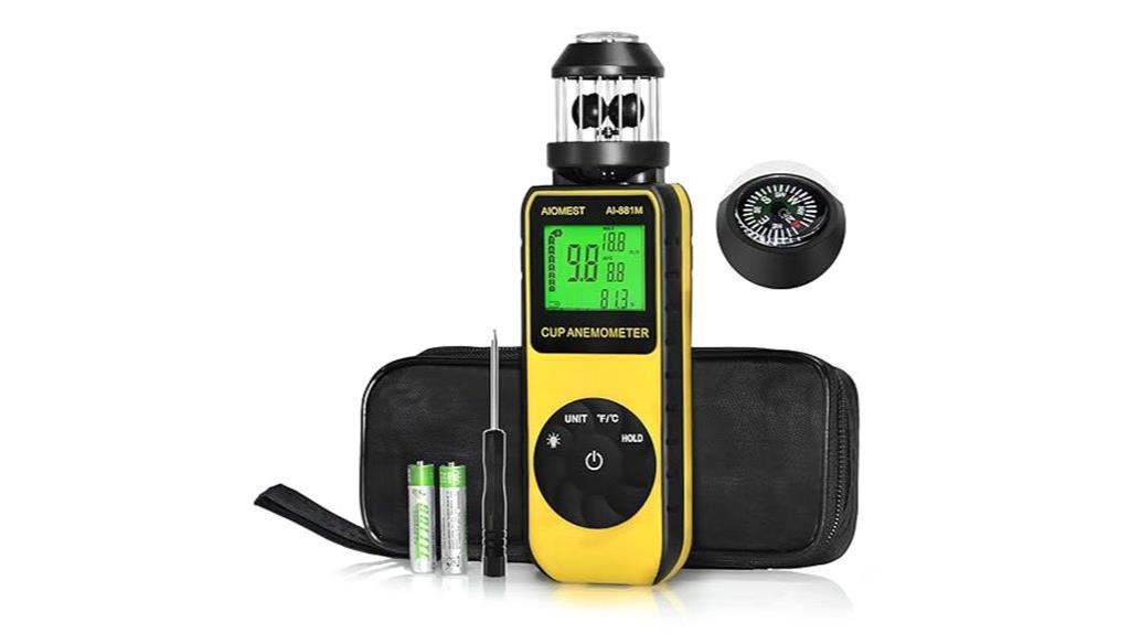 portable wind speed meter