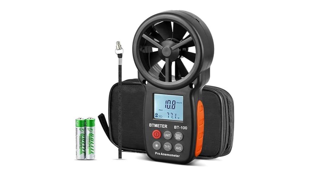 portable wind speed meter
