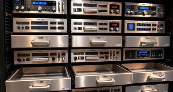 professional audio equipment storage