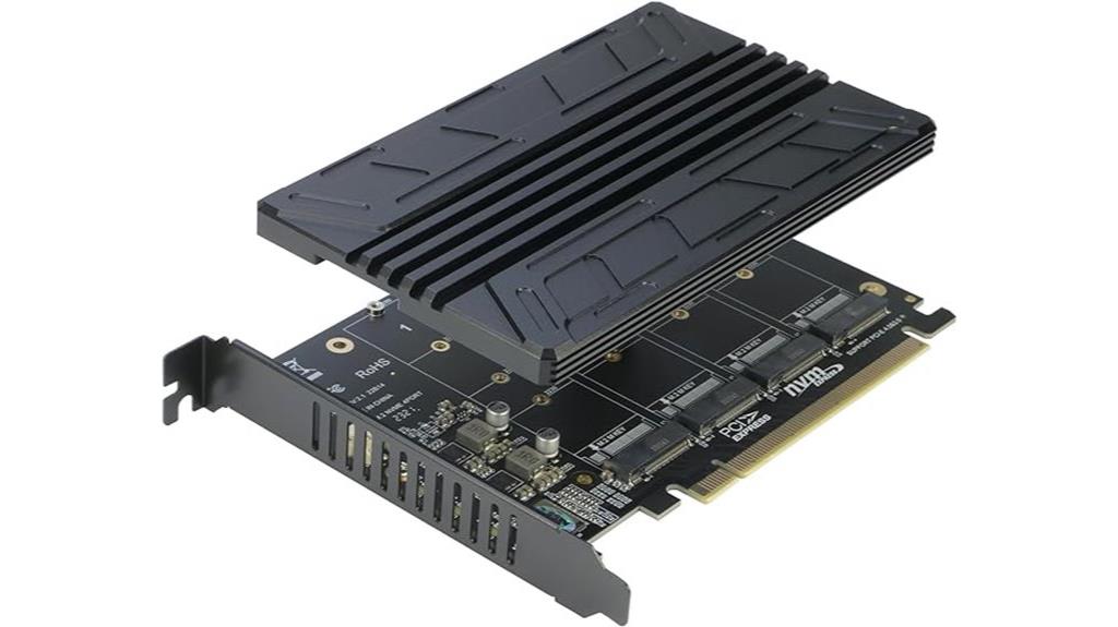 quad m 2 pcie adapter