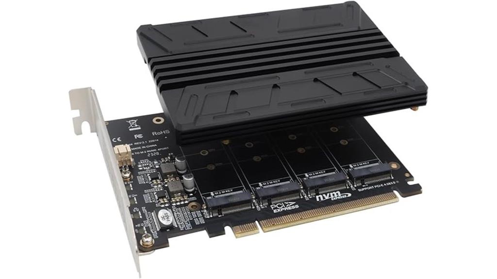 quad nvme pcie adapter