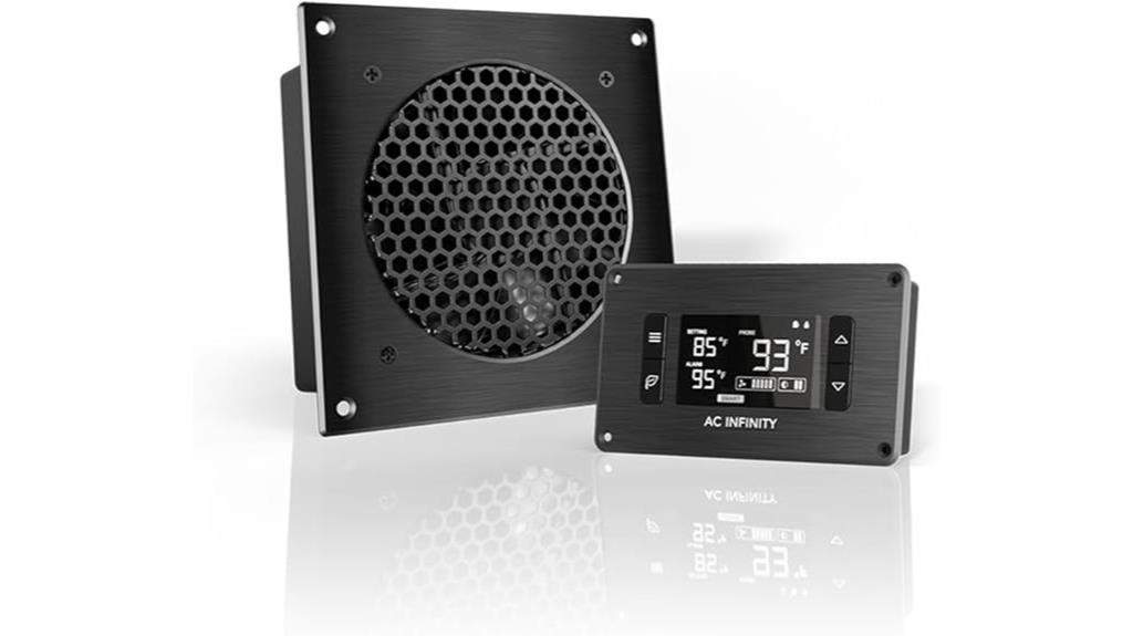 quiet cooling fan system