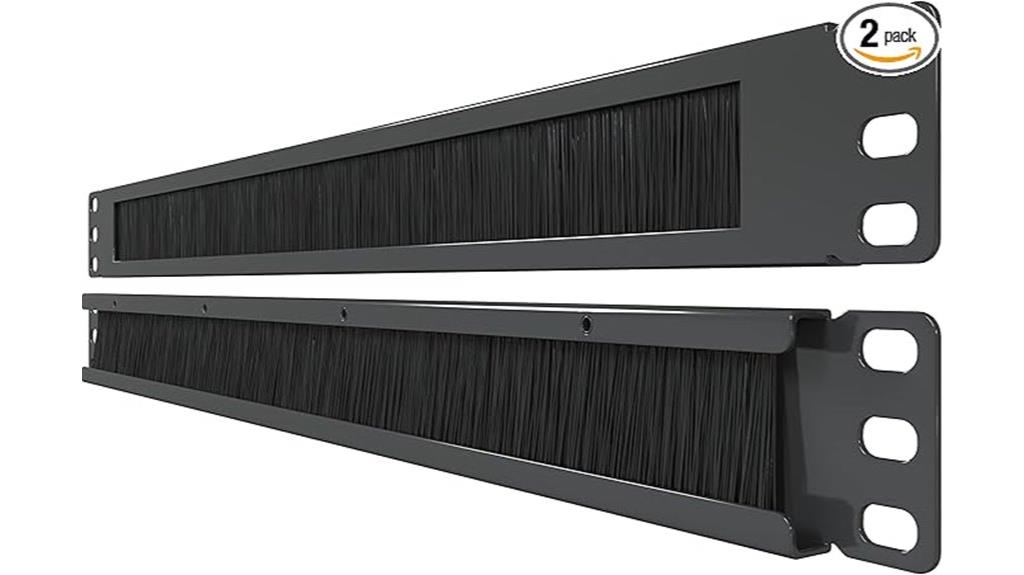rackmount cable management brushes